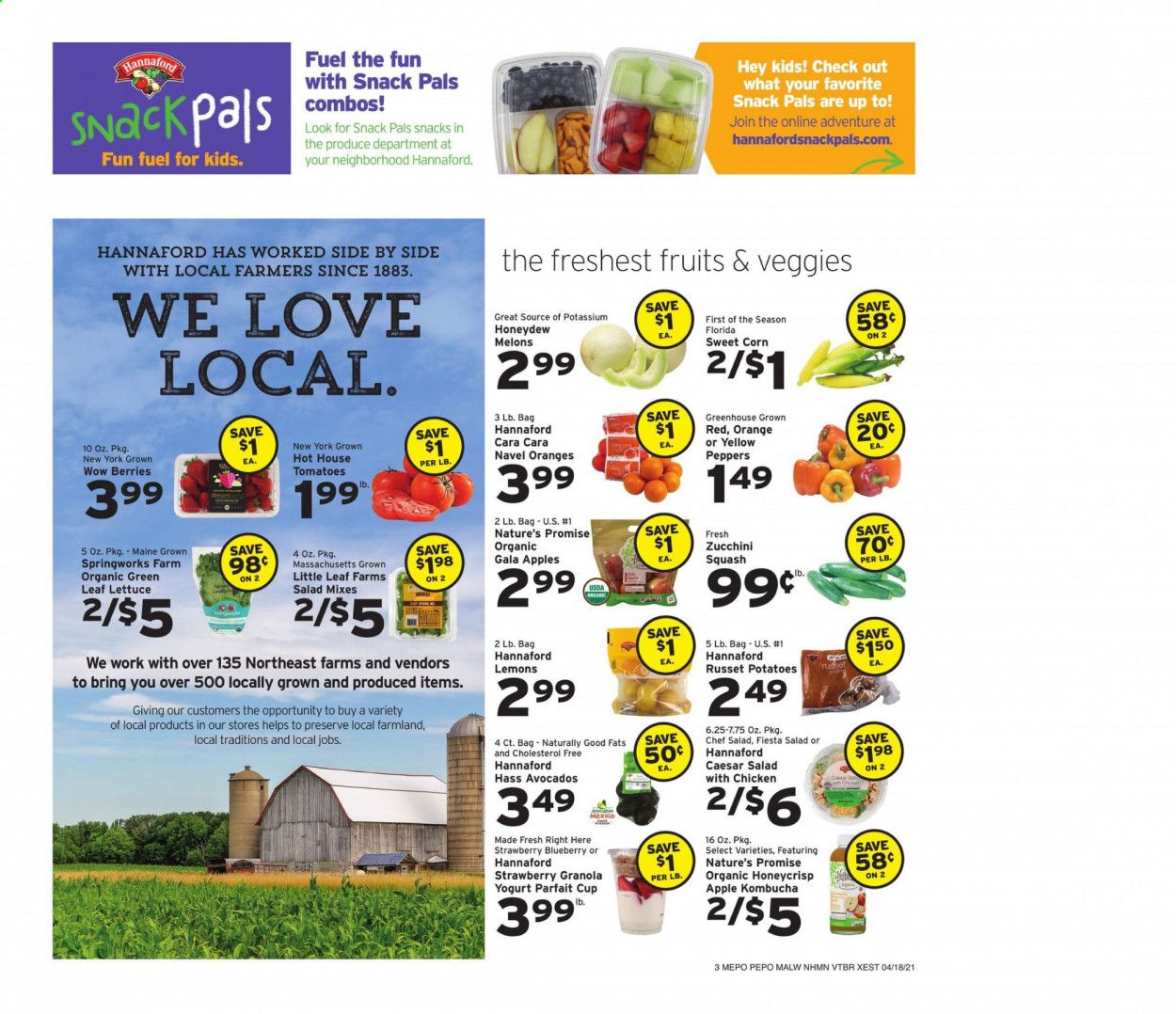 Hannaford (MA) Weekly Ad Flyer April 18 to April 24