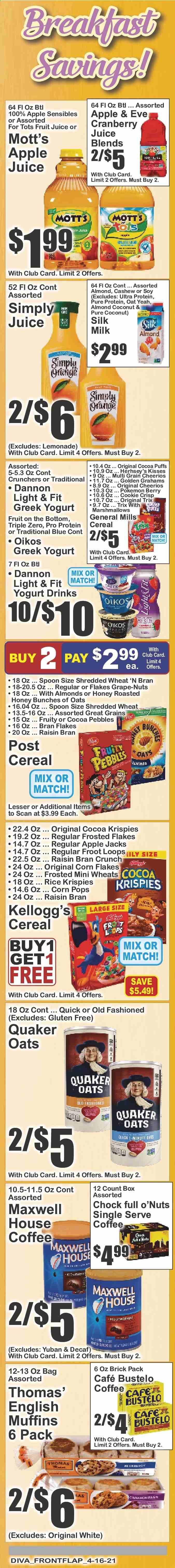 Key Food (NY) Weekly Ad Flyer April 16 to April 22