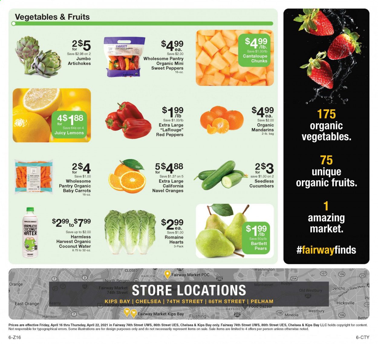 Fairway Market (CT, NJ, NY) Weekly Ad Flyer April 16 to April 22