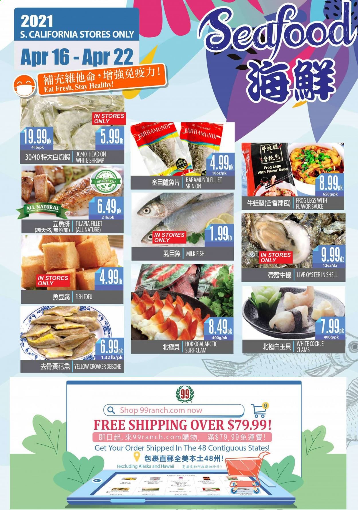 99 Ranch Market (CA) Weekly Ad Flyer April 16 to April 22