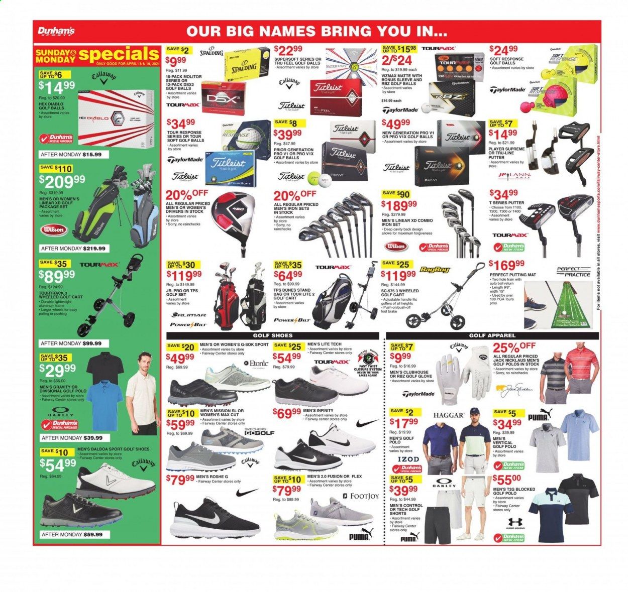Dunham's Sports Weekly Ad Flyer April 17 to April 22