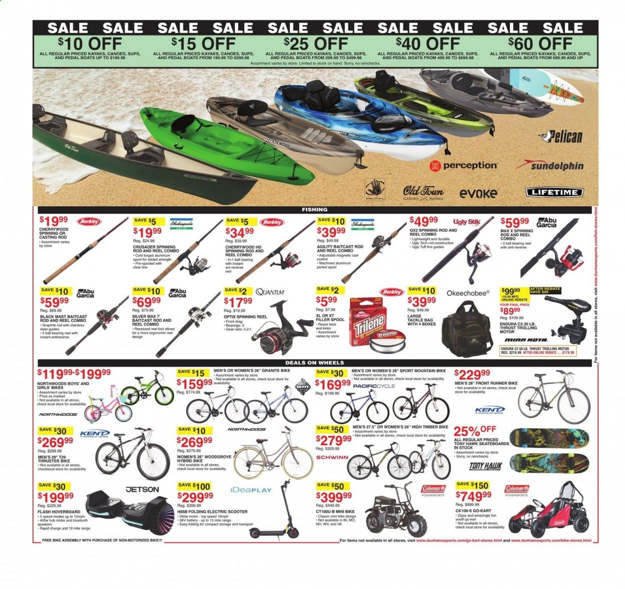 Dunham's Sports (MI, PA, WI) Weekly Ad Flyer April 17 to April 22