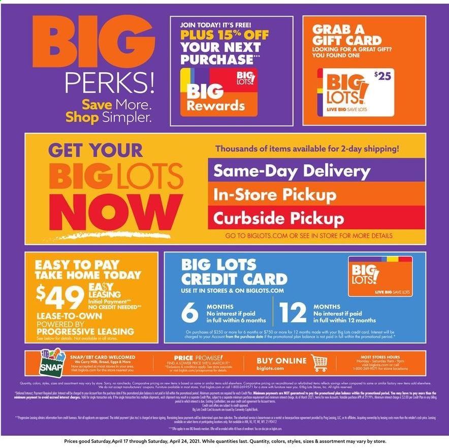 Big Lots Weekly Ad Flyer April 17 to April 24