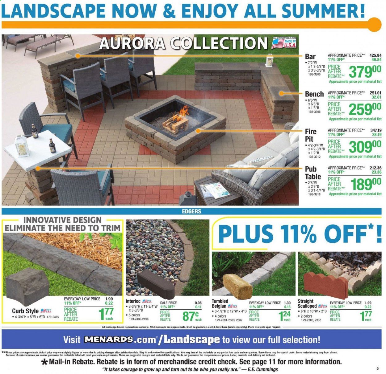 Menards Weekly Ad Flyer April 15 to April 24
