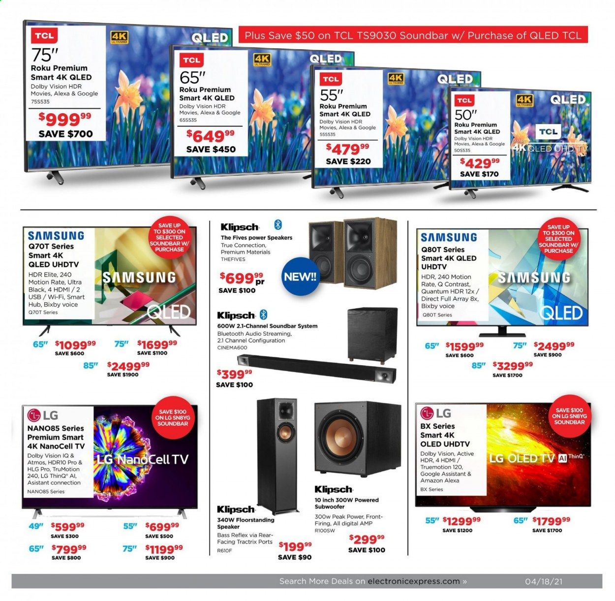 Electronic Express Weekly Ad Flyer April 18 to April 24