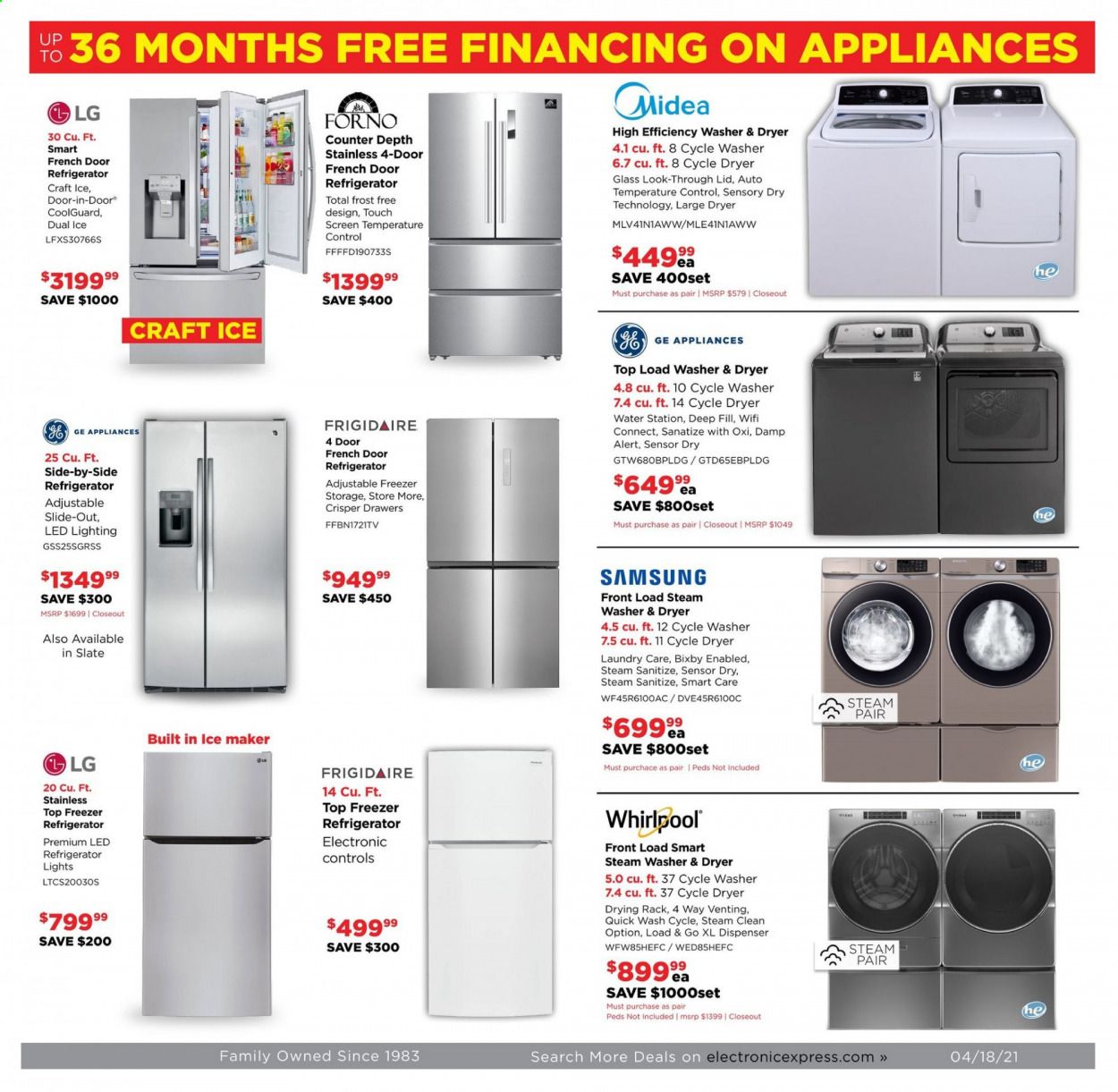 Electronic Express Weekly Ad Flyer April 18 to April 24