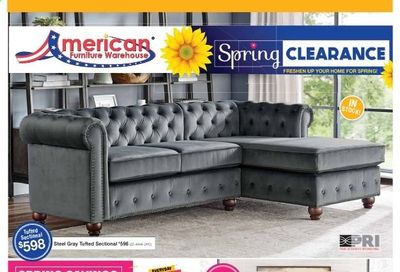 American Furniture Warehouse Weekly Ad Flyer April 18 to April 24