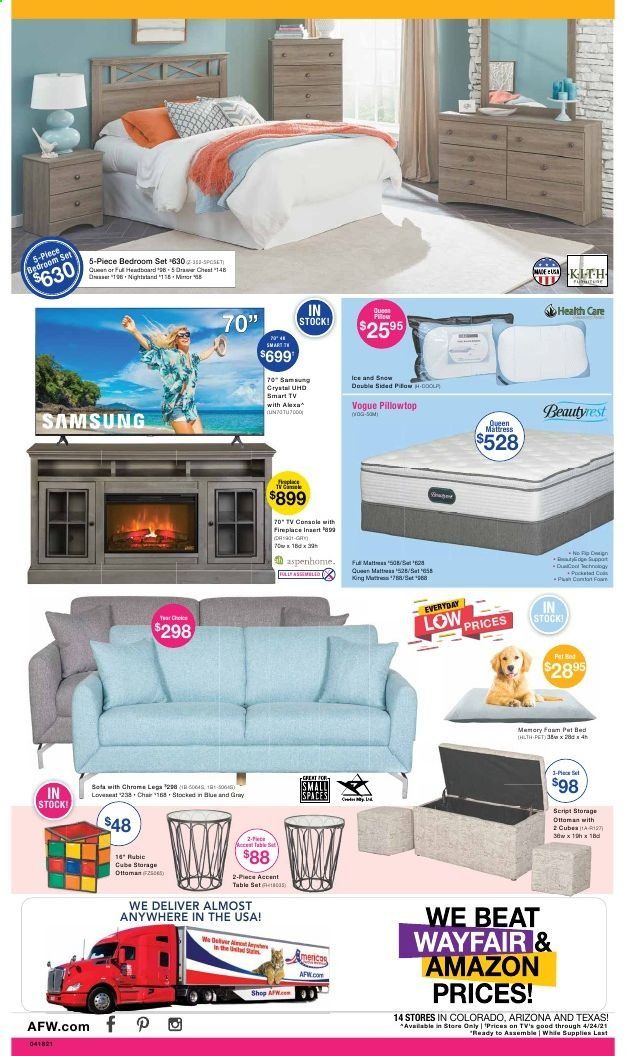 American Furniture Warehouse Weekly Ad Flyer April 18 to April 24