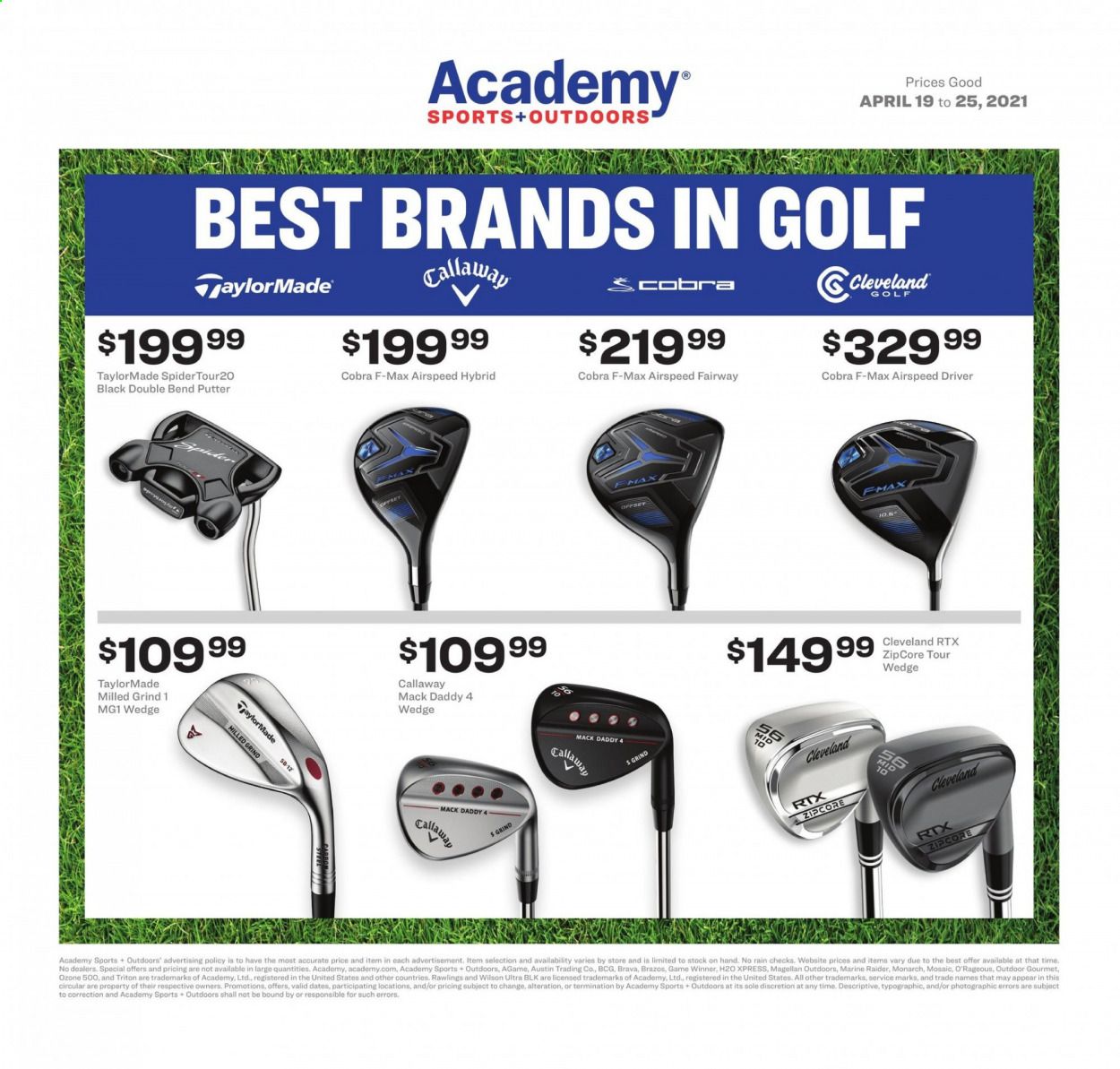 Academy Sports Weekly Ad Flyer April 19 to April 25