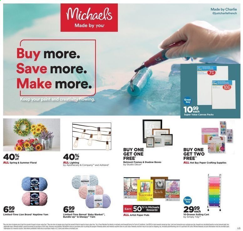 Michaels Weekly Ad Flyer April 18 to April 24