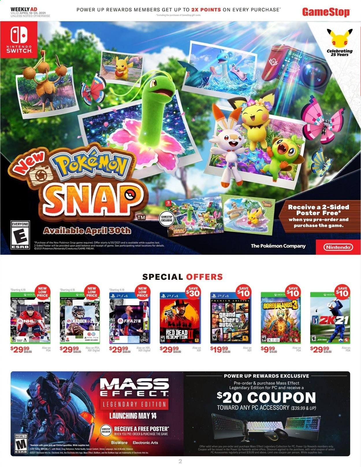 GameStop Weekly Ad Flyer April 18 to April 24