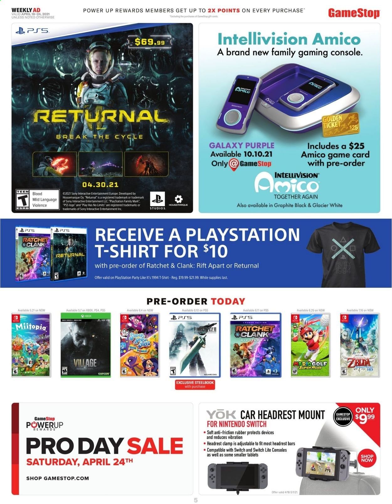 GameStop Weekly Ad Flyer April 18 to April 24