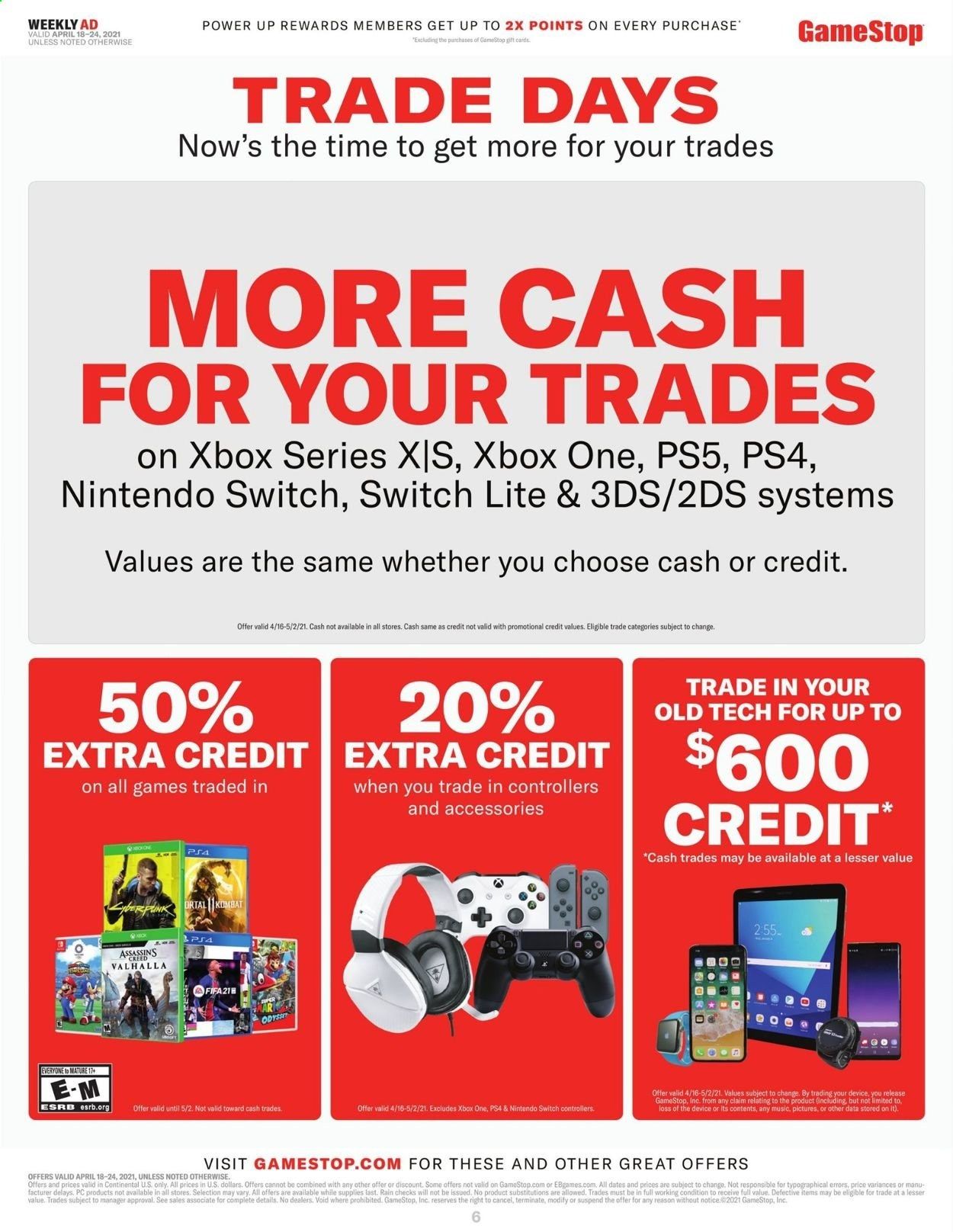GameStop Weekly Ad Flyer April 18 to April 24