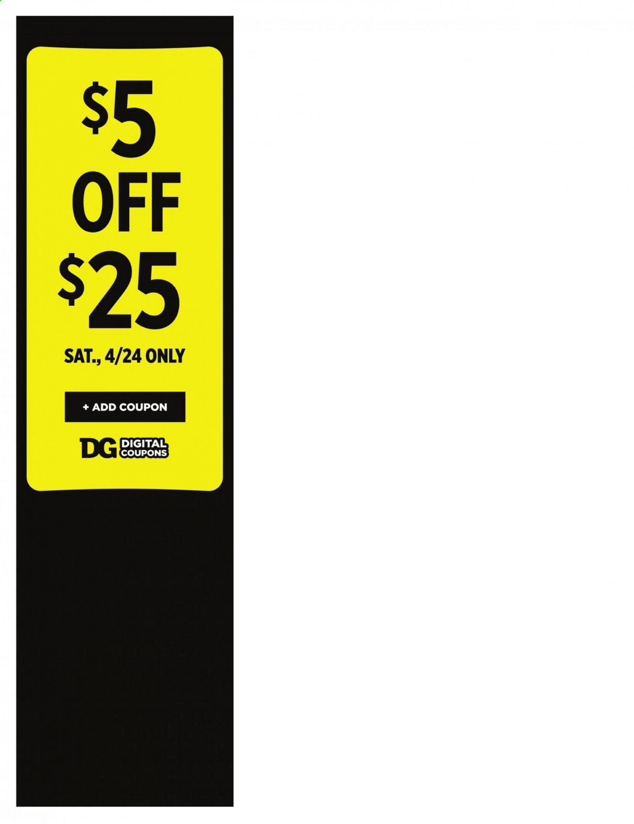Dollar General (MS) Weekly Ad Flyer April 18 to April 24