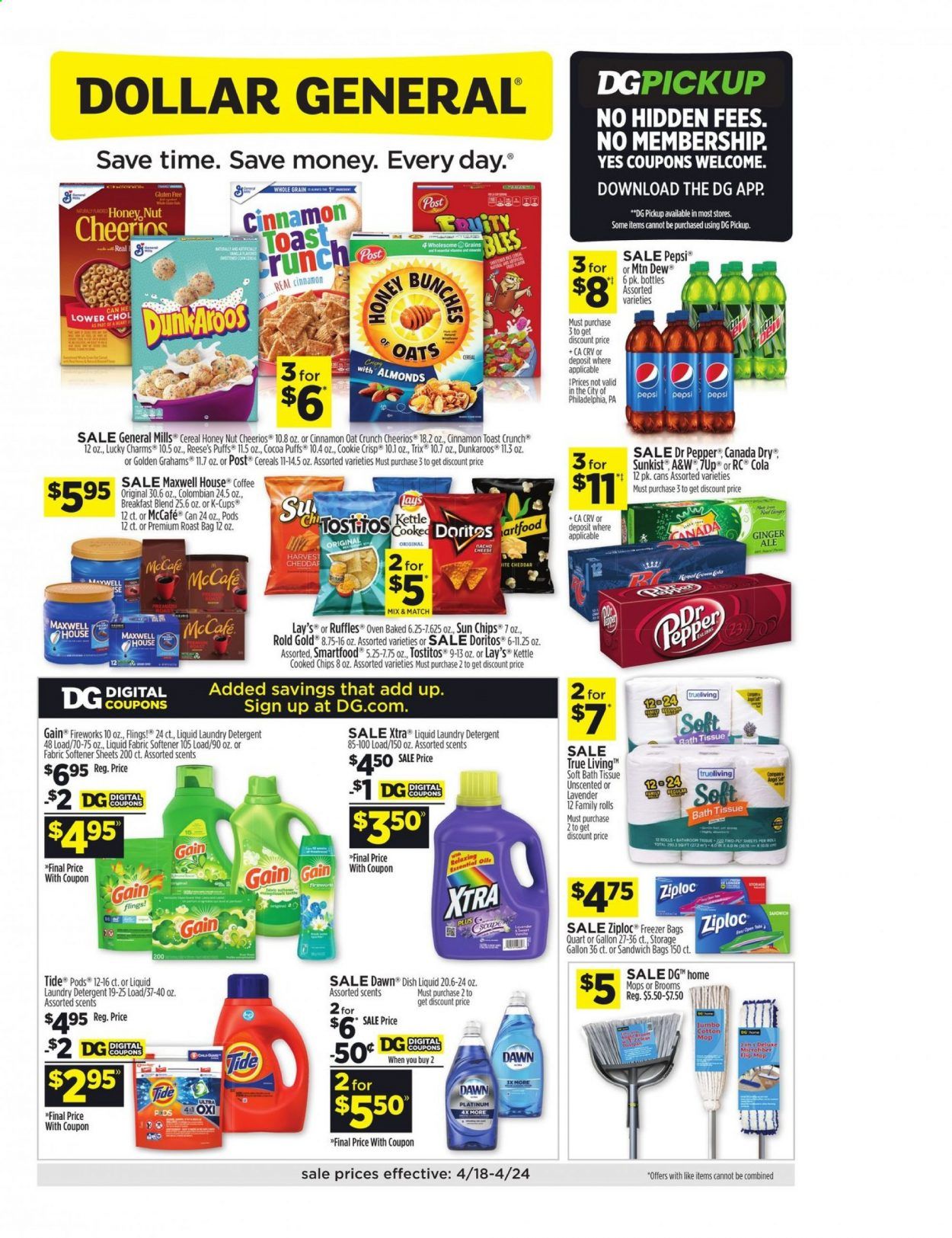 Dollar General (OH) Weekly Ad Flyer April 18 to April 24