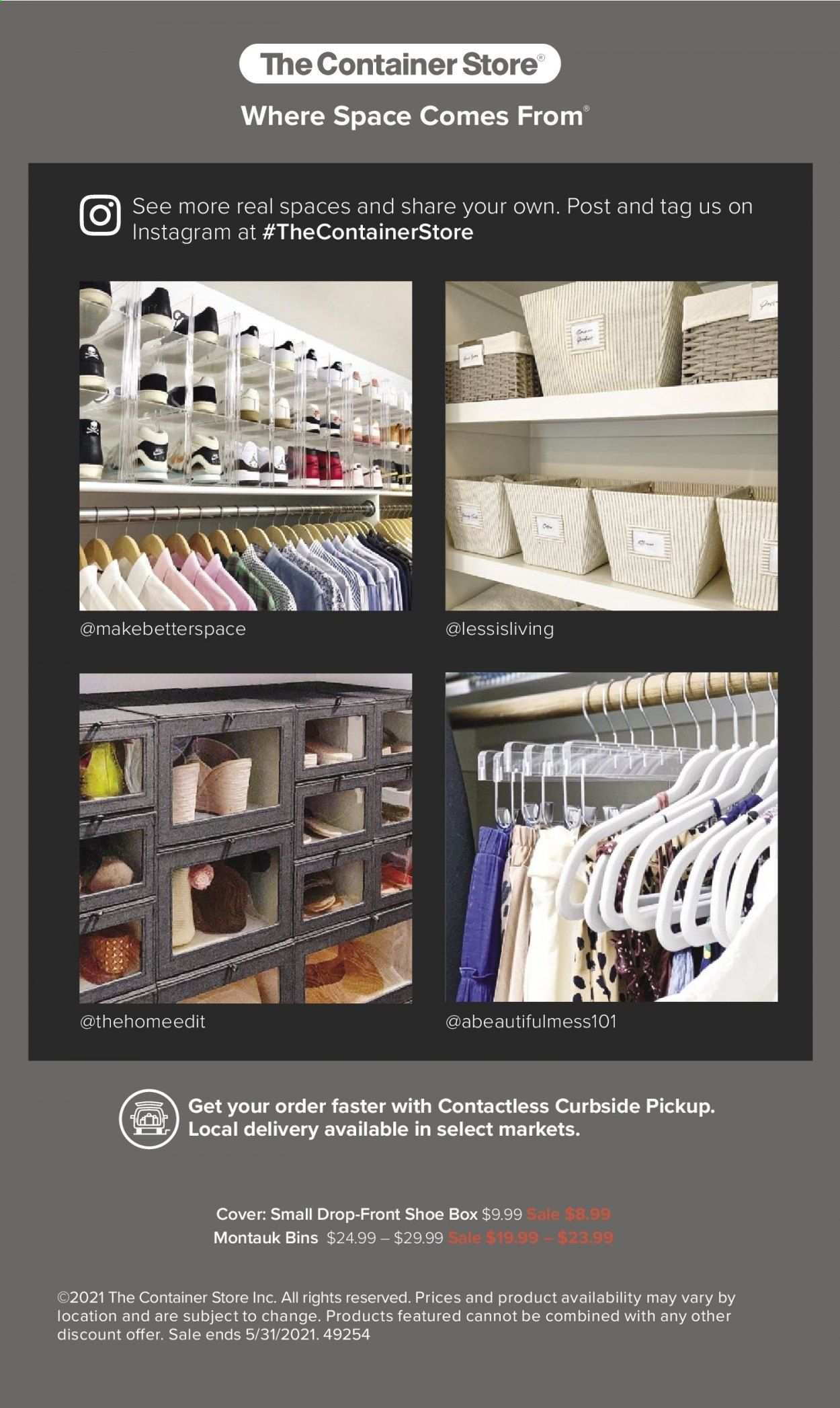 The Container Store Weekly Ad Flyer April 19 to April 26