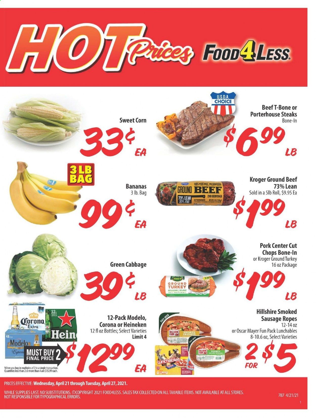 Food 4 Less (IN) Weekly Ad Flyer April 21 to April 27