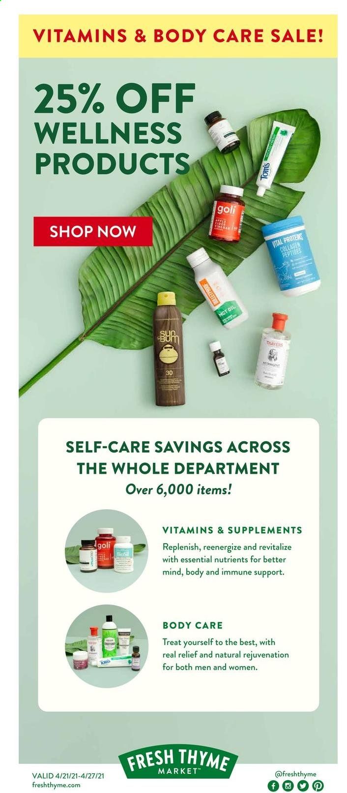 Fresh Thyme Weekly Ad Flyer April 21 to April 27
