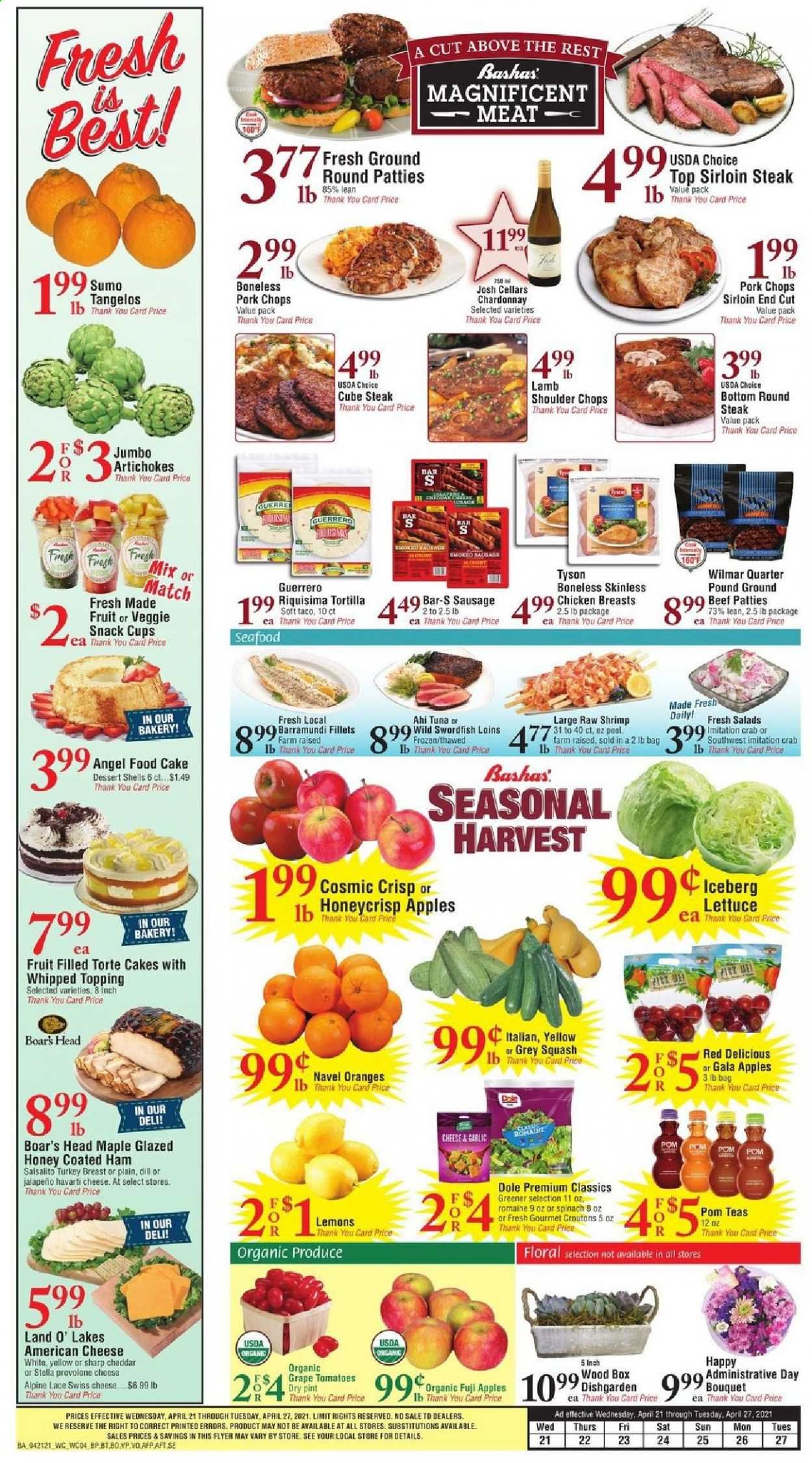 Bashas' Weekly Ad Flyer April 21 to April 27