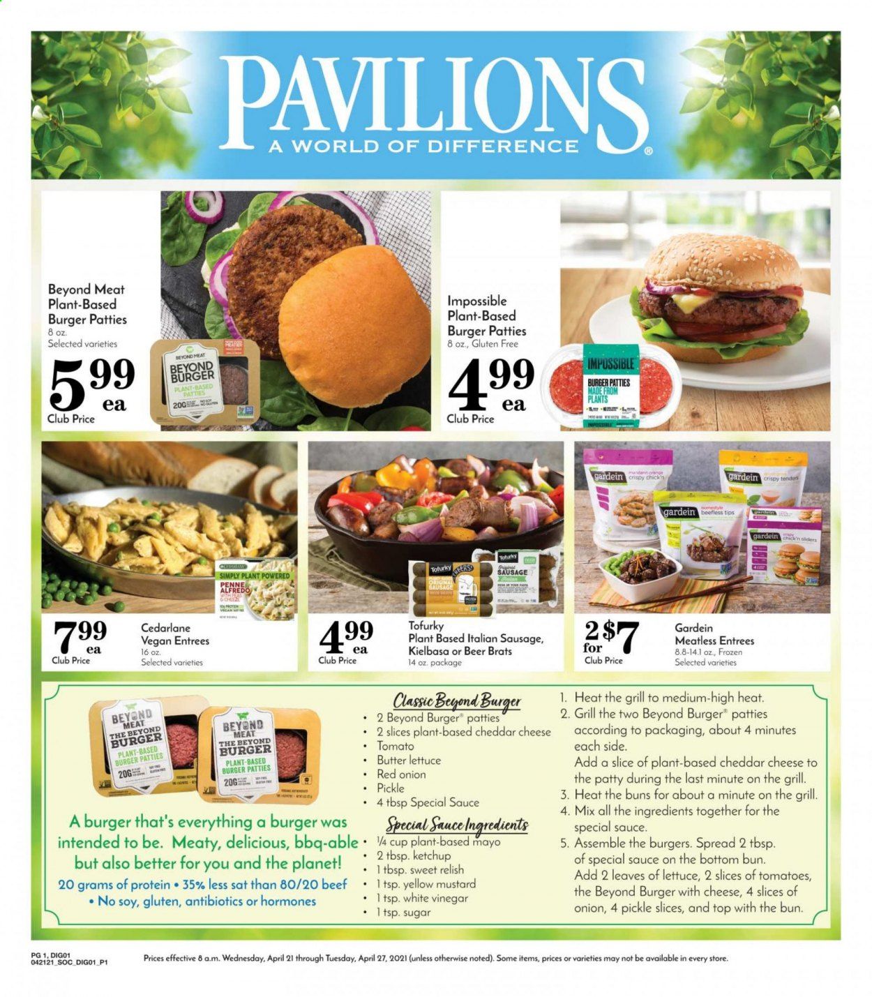 Pavilions (CA) Weekly Ad Flyer April 21 to April 27
