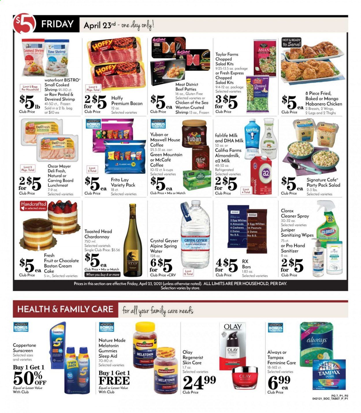 Pavilions (CA) Weekly Ad Flyer April 21 to April 27