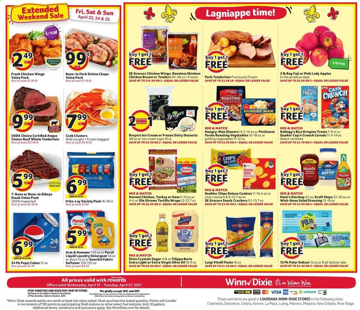 Winn Dixie (AL, FL, GA, LA, MS) Weekly Ad Flyer April 21 to April 27