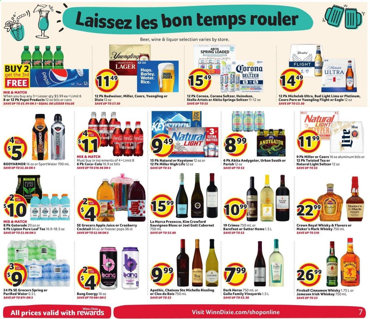 Winn Dixie (AL, FL, GA, LA, MS) Weekly Ad Flyer April 21 to April 27