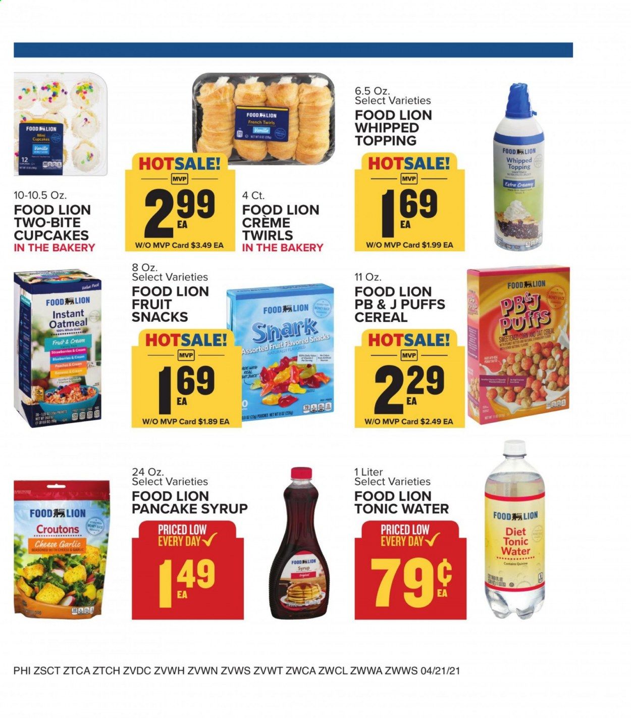 Food Lion (NC) Weekly Ad Flyer April 21 to April 27