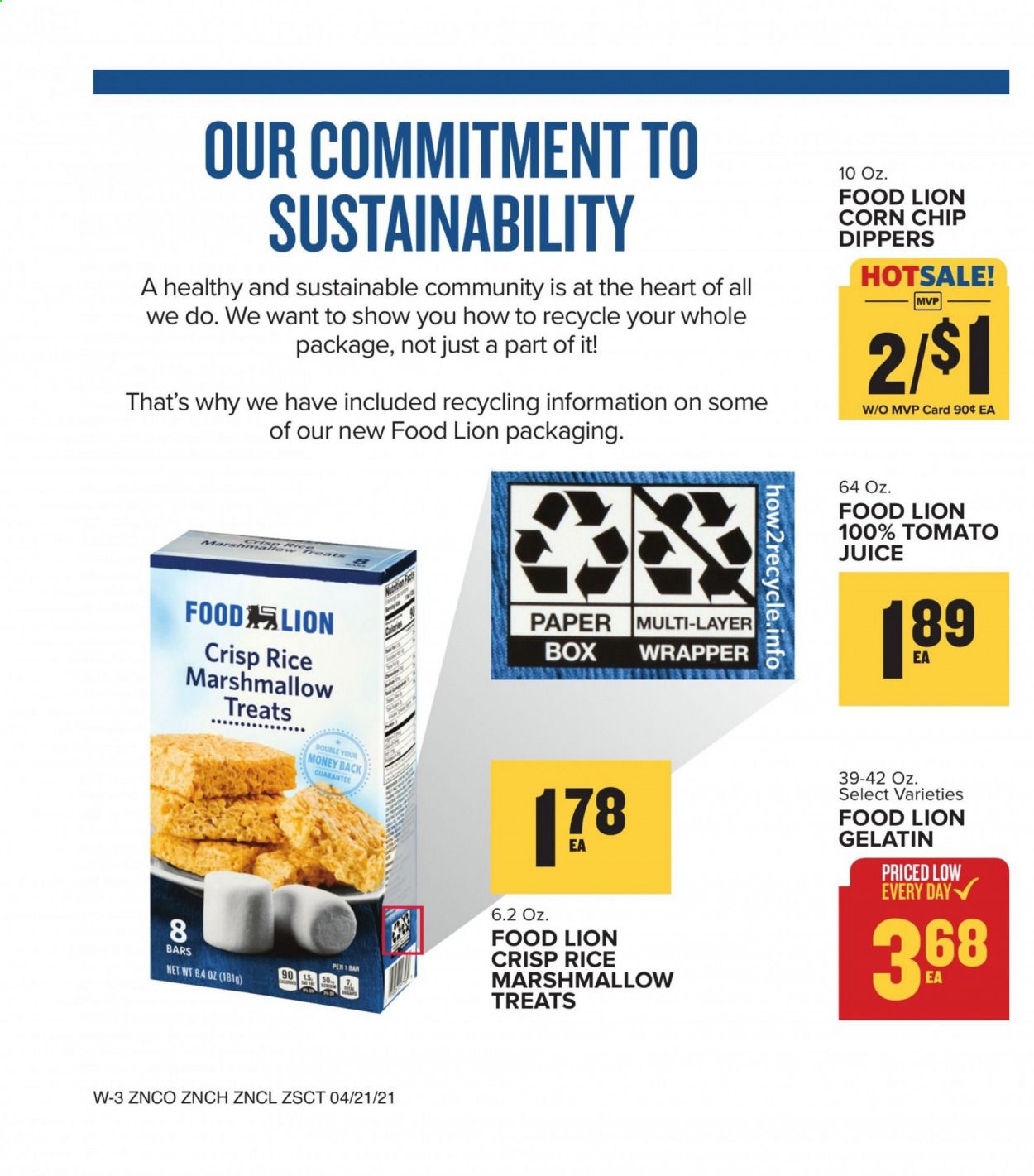 Food Lion (NC) Weekly Ad Flyer April 21 to April 27