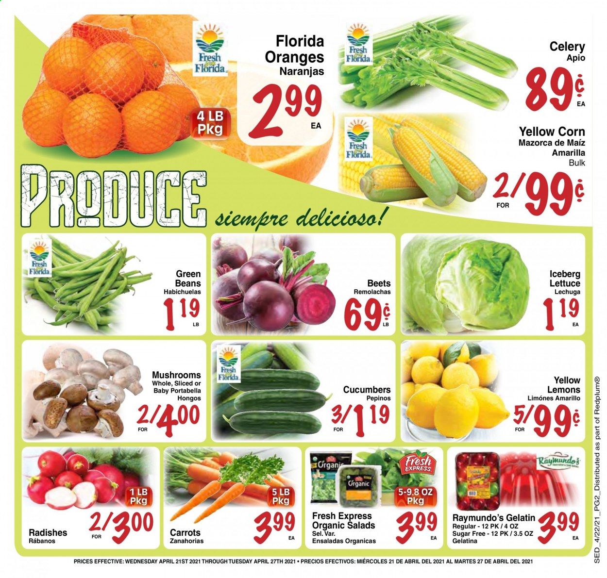 Sedano's (FL) Weekly Ad Flyer April 21 to April 27