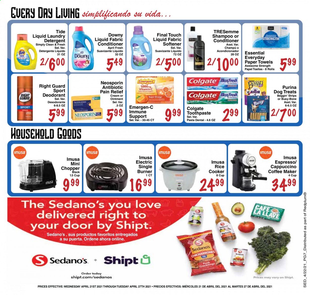 Sedano's (FL) Weekly Ad Flyer April 21 to April 27