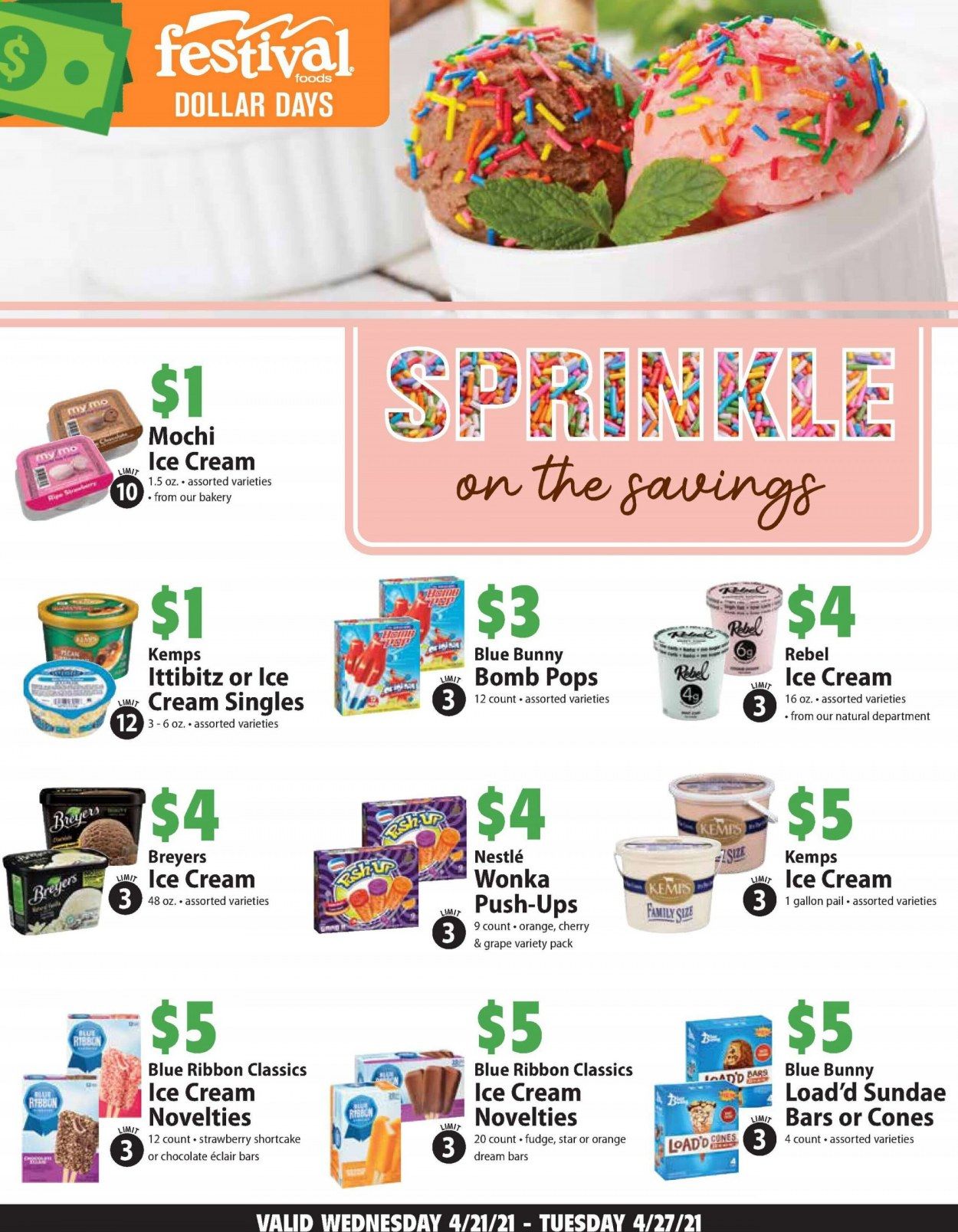Festival Foods Weekly Ad Flyer April 21 to April 27