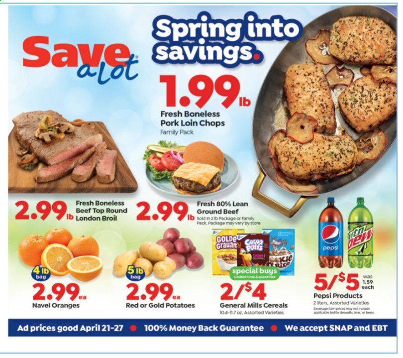 Save a Lot Weekly Ad Flyer April 21 to April 27