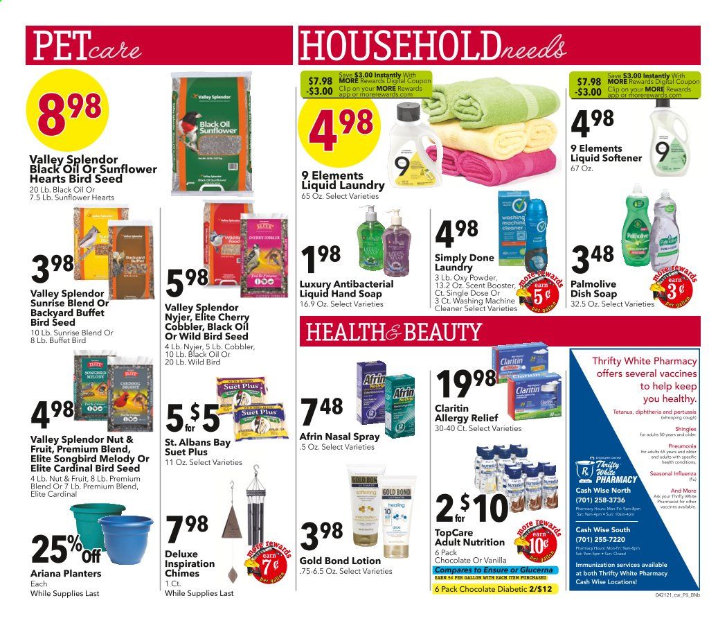 Cash Wise (MN, ND) Weekly Ad Flyer April 21 to April 27