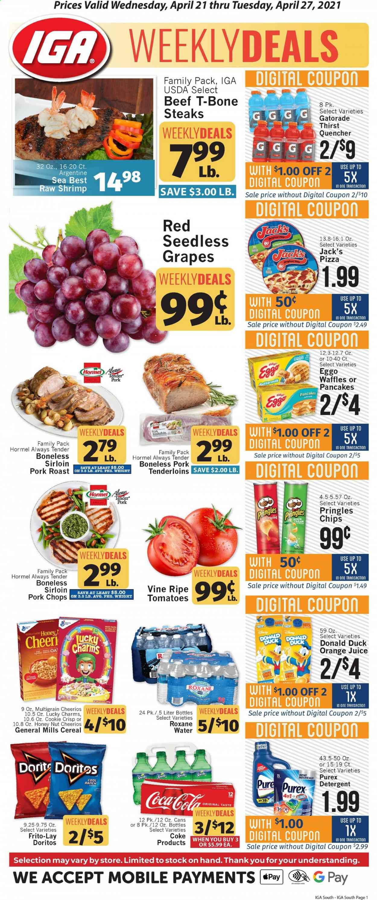 IGA Weekly Ad Flyer April 21 to April 27