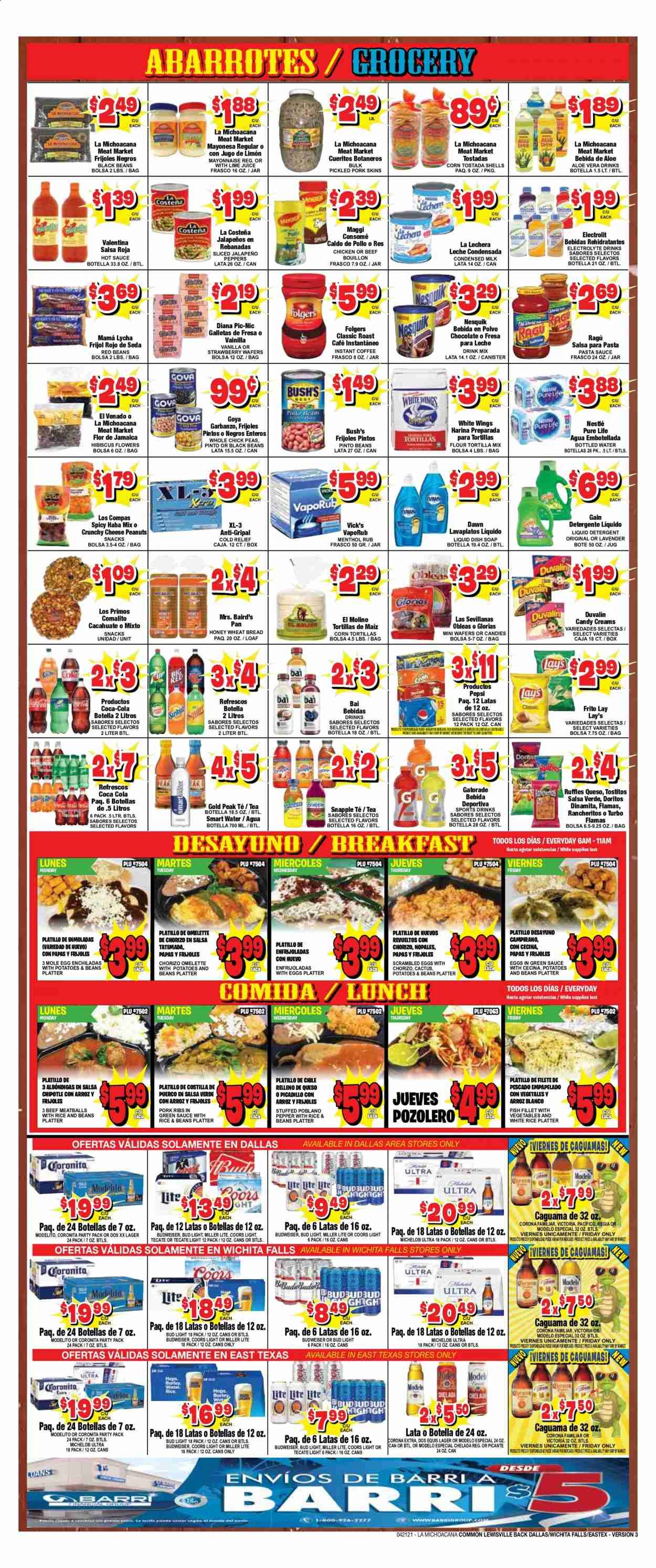 La Michoacana Meat Market (OK, TX) Weekly Ad Flyer April 21 to May 4