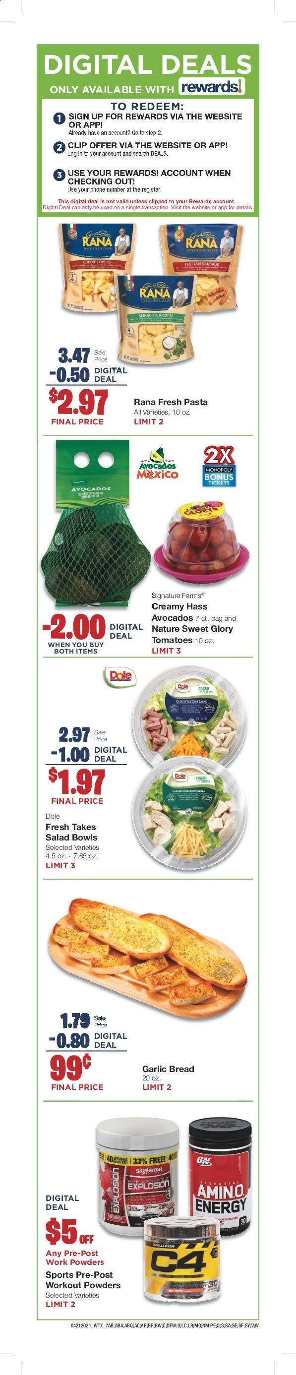 Market Street (NM, TX) Weekly Ad Flyer April 21 to April 27