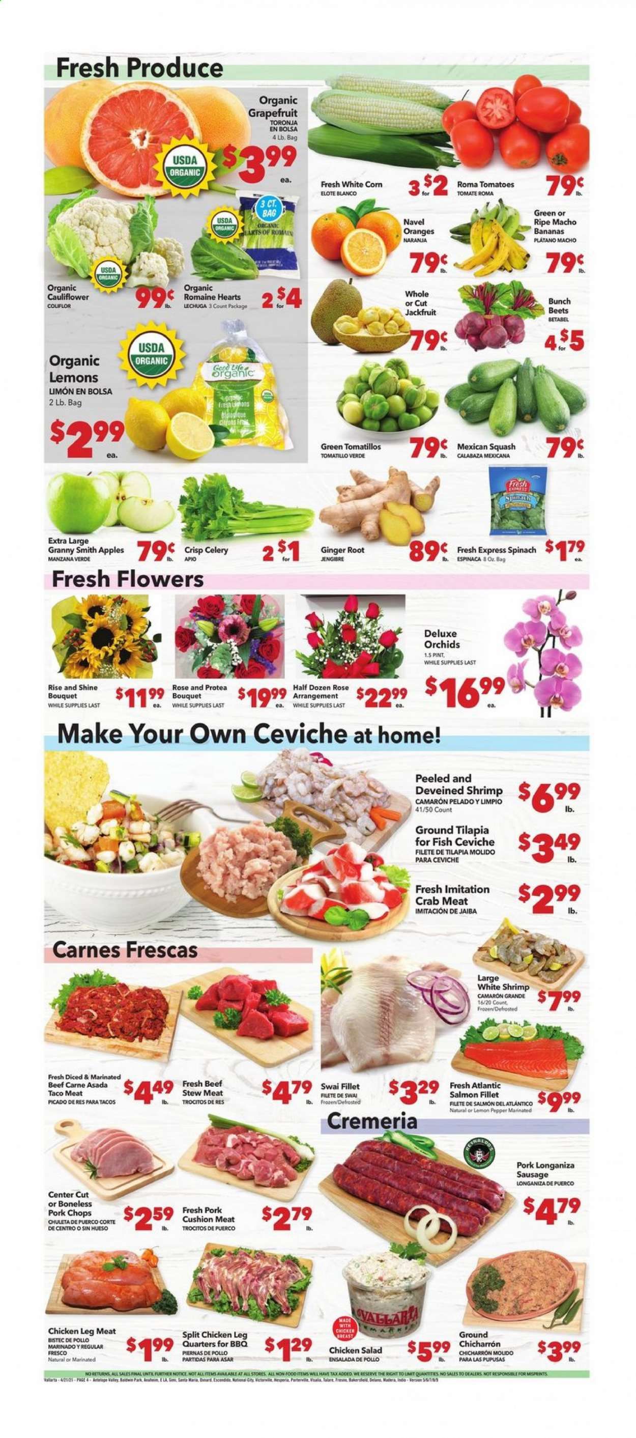 Vallarta (CA) Weekly Ad Flyer April 21 to April 27