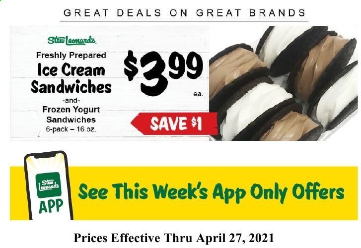 Stew Leonard's Weekly Ad Flyer April 21 to April 27