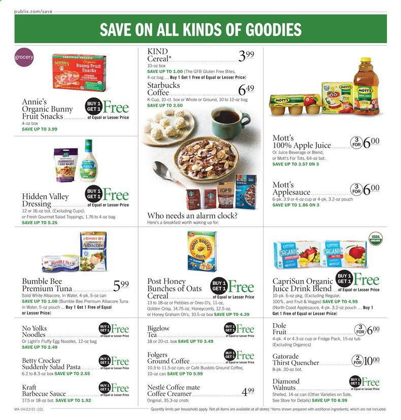 Publix (AL, FL, GA, NC, SC, TN) Weekly Ad Flyer April 22 to April 28