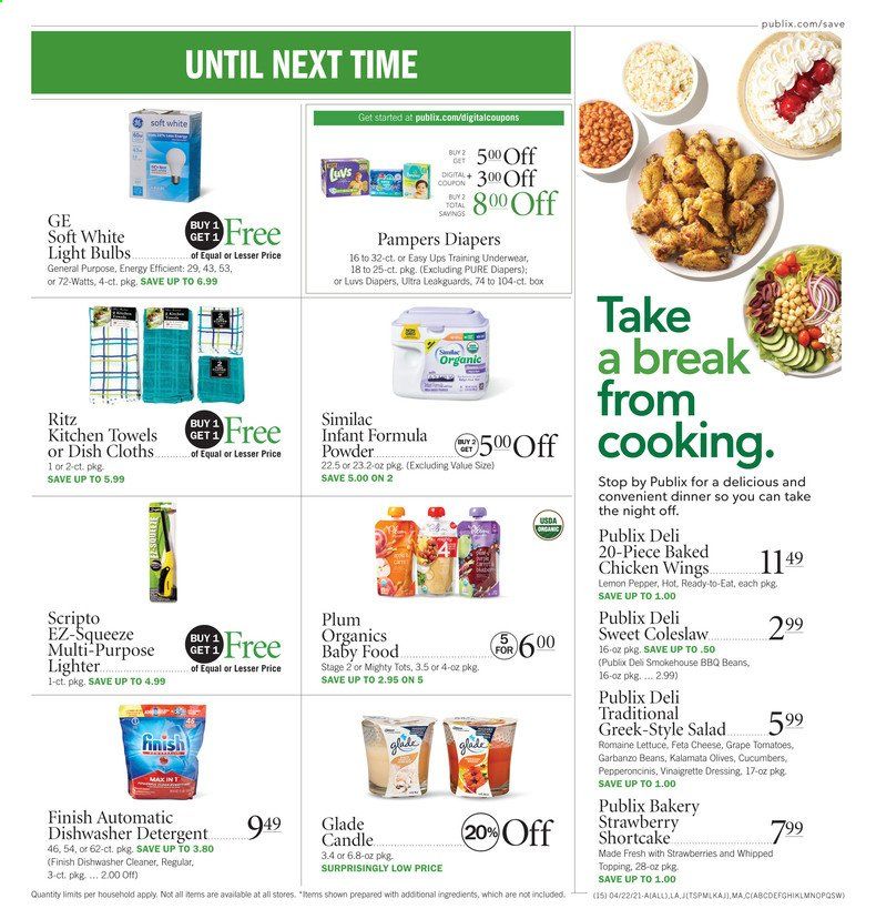 Publix (AL, FL, GA, NC, SC, TN) Weekly Ad Flyer April 22 to April 28