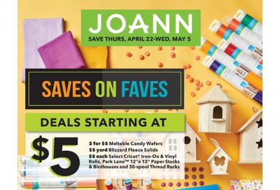 JOANN Weekly Ad Flyer April 22 to May 5