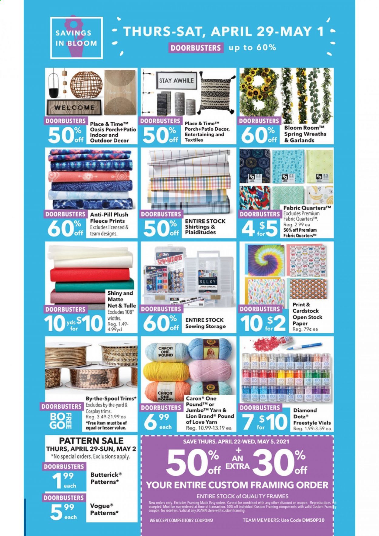 JOANN Weekly Ad Flyer April 22 to May 5