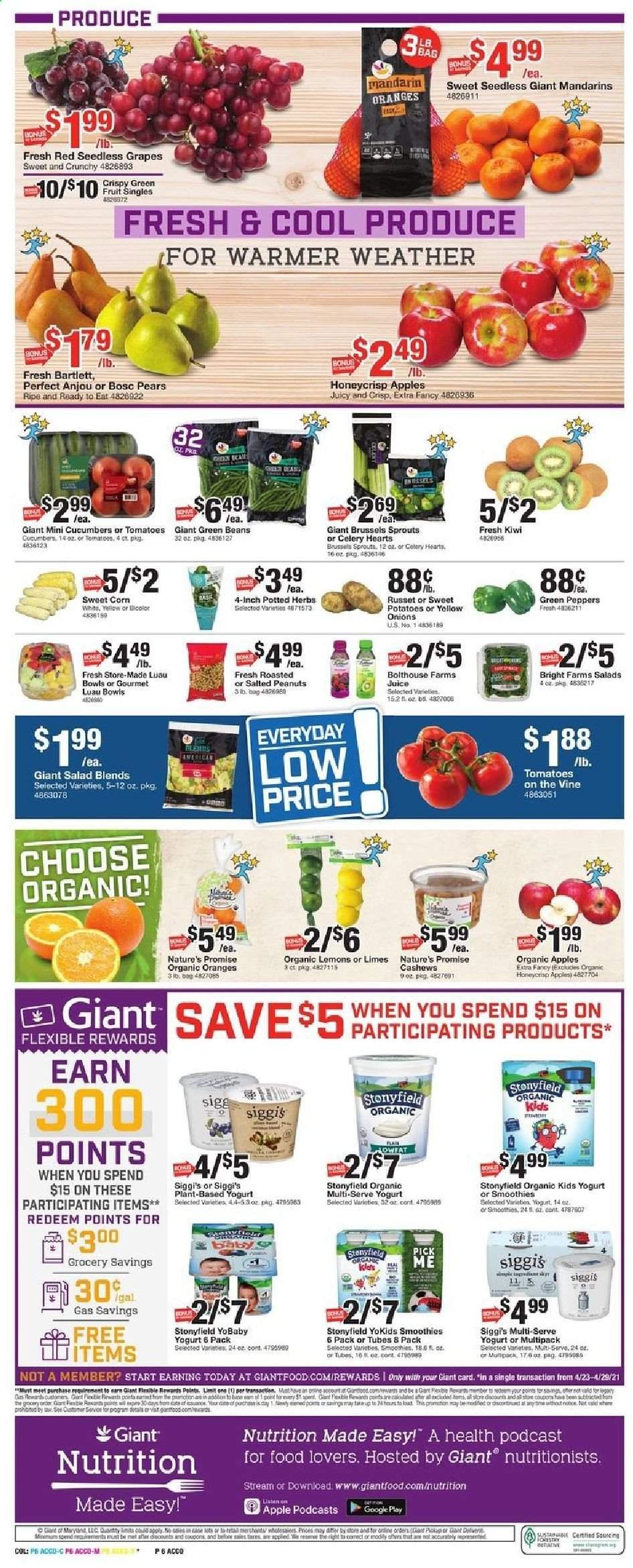 Giant Food Weekly Ad Flyer April 23 to April 29