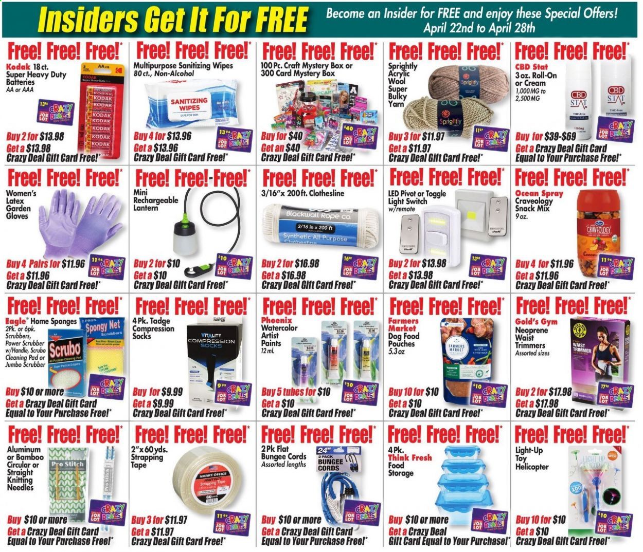 Ocean State Job Lot Weekly Ad Flyer April 22 to April 28
