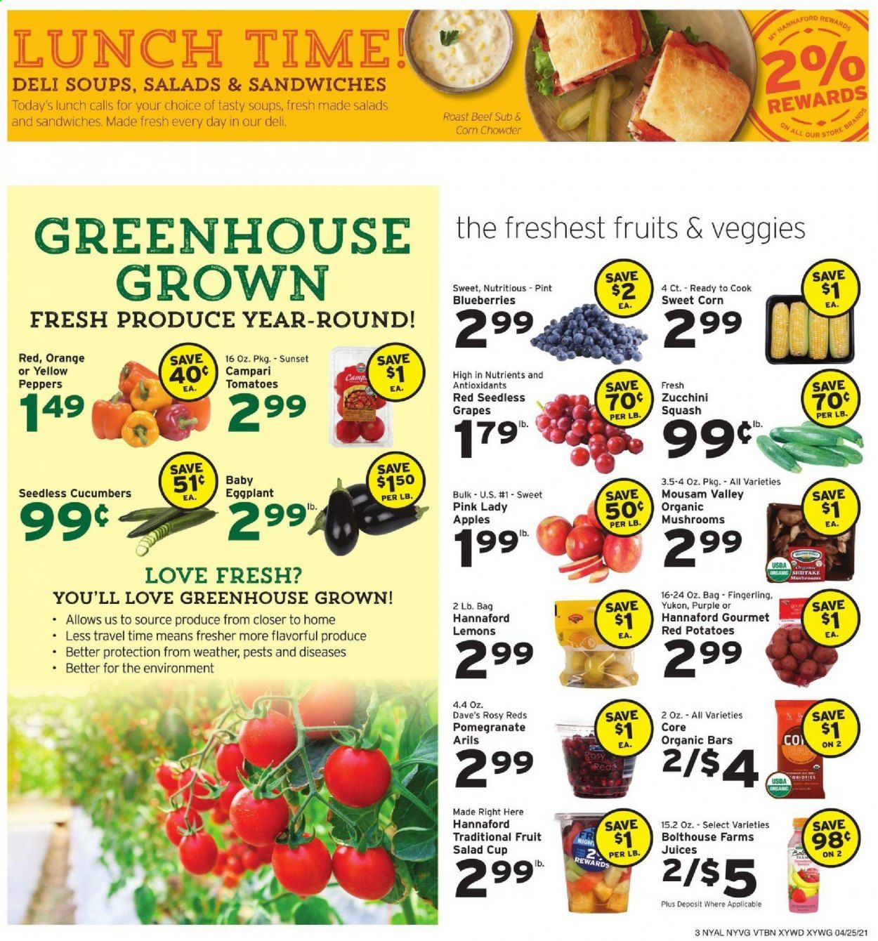 Hannaford (NY) Weekly Ad Flyer April 25 to May 1