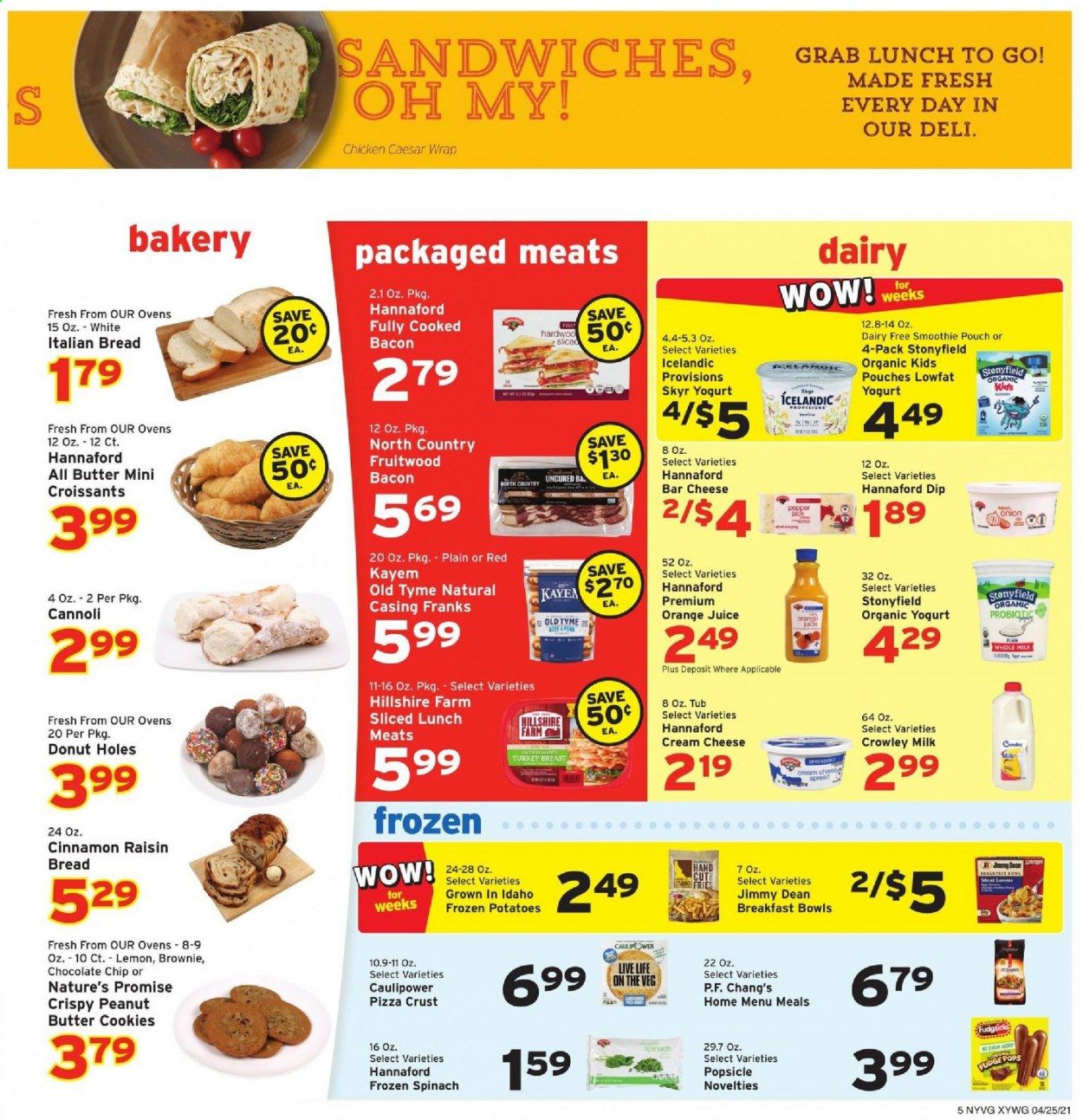 Hannaford (NY) Weekly Ad Flyer April 25 to May 1