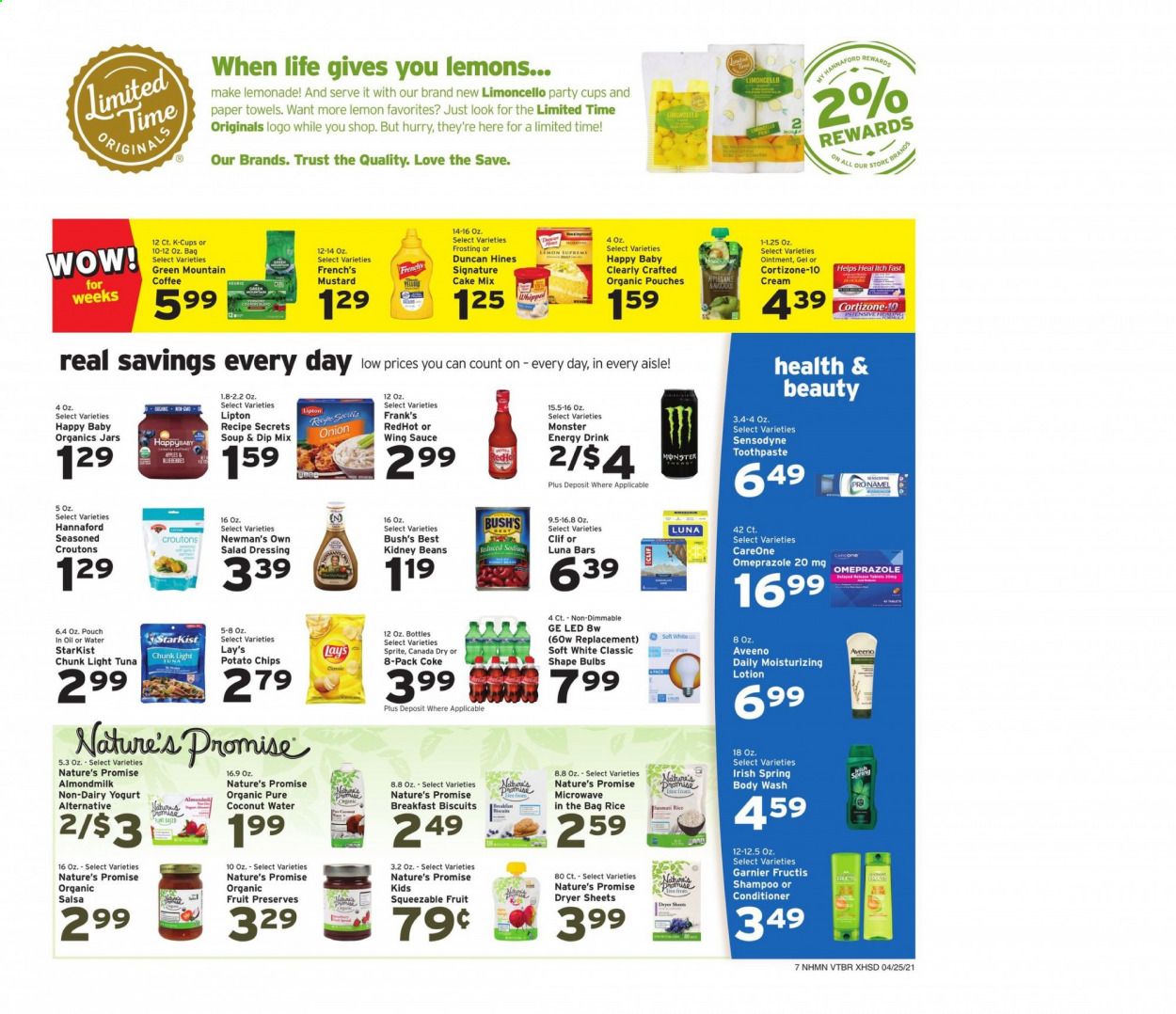 Hannaford (NH) Weekly Ad Flyer April 25 to May 1