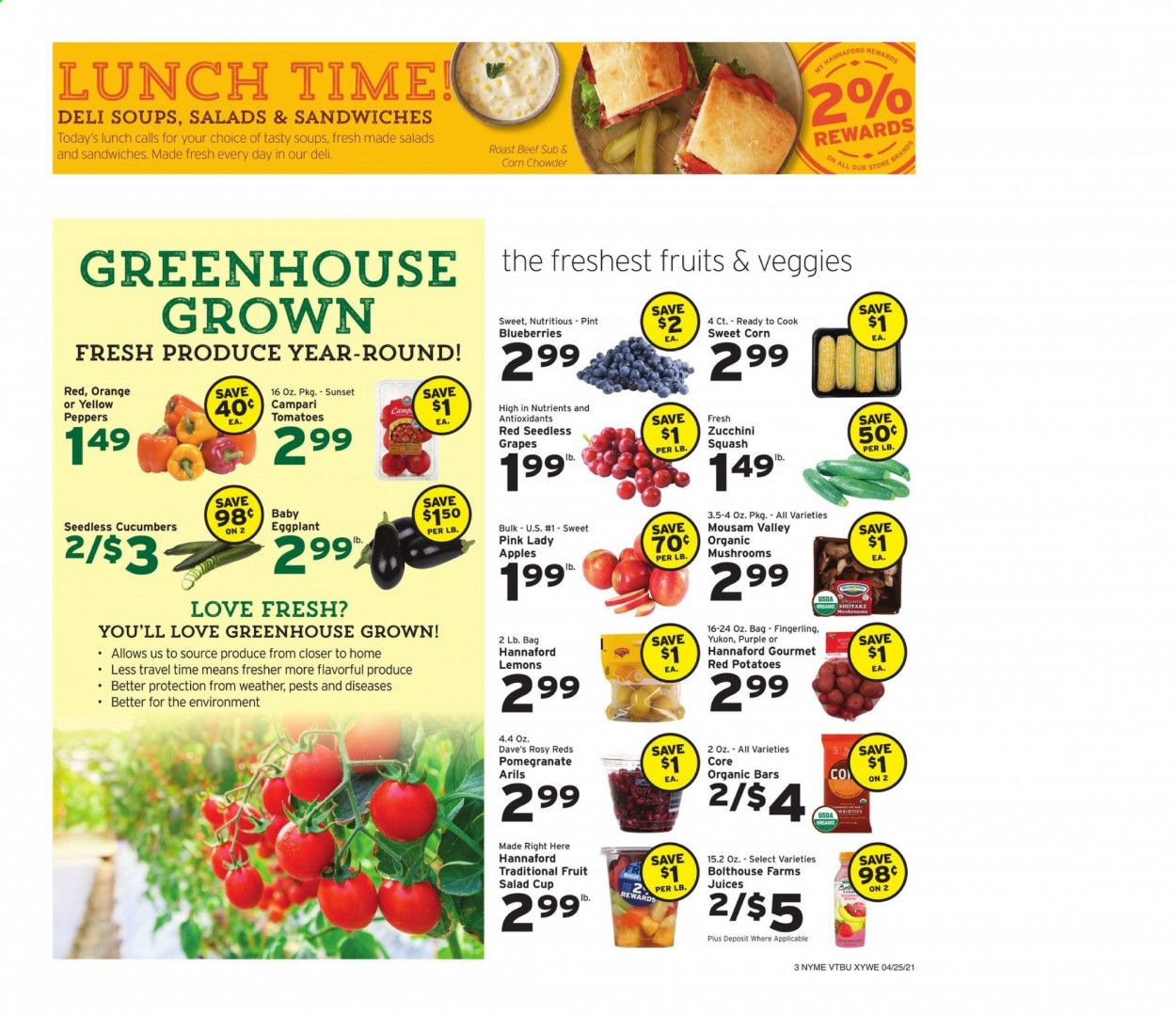 Hannaford (VT) Weekly Ad Flyer April 25 to May 1