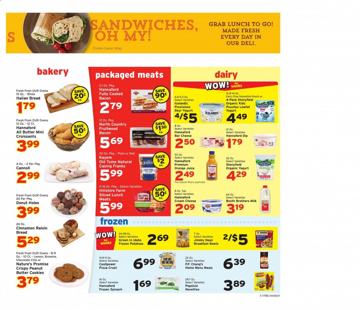Hannaford (VT) Weekly Ad Flyer April 25 to May 1